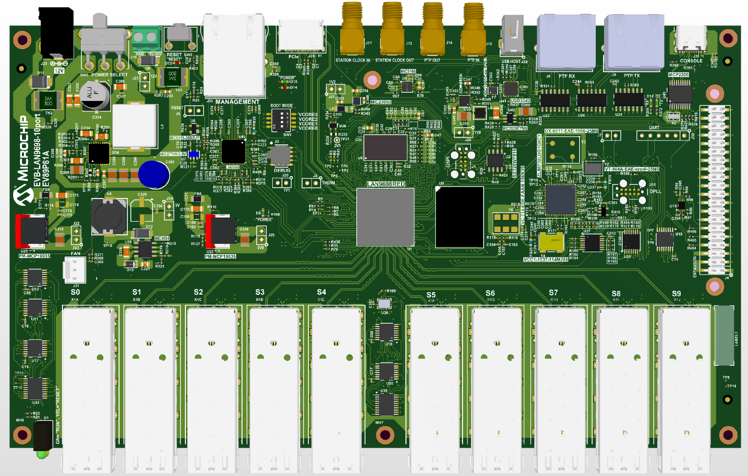 evb lan9698 10port