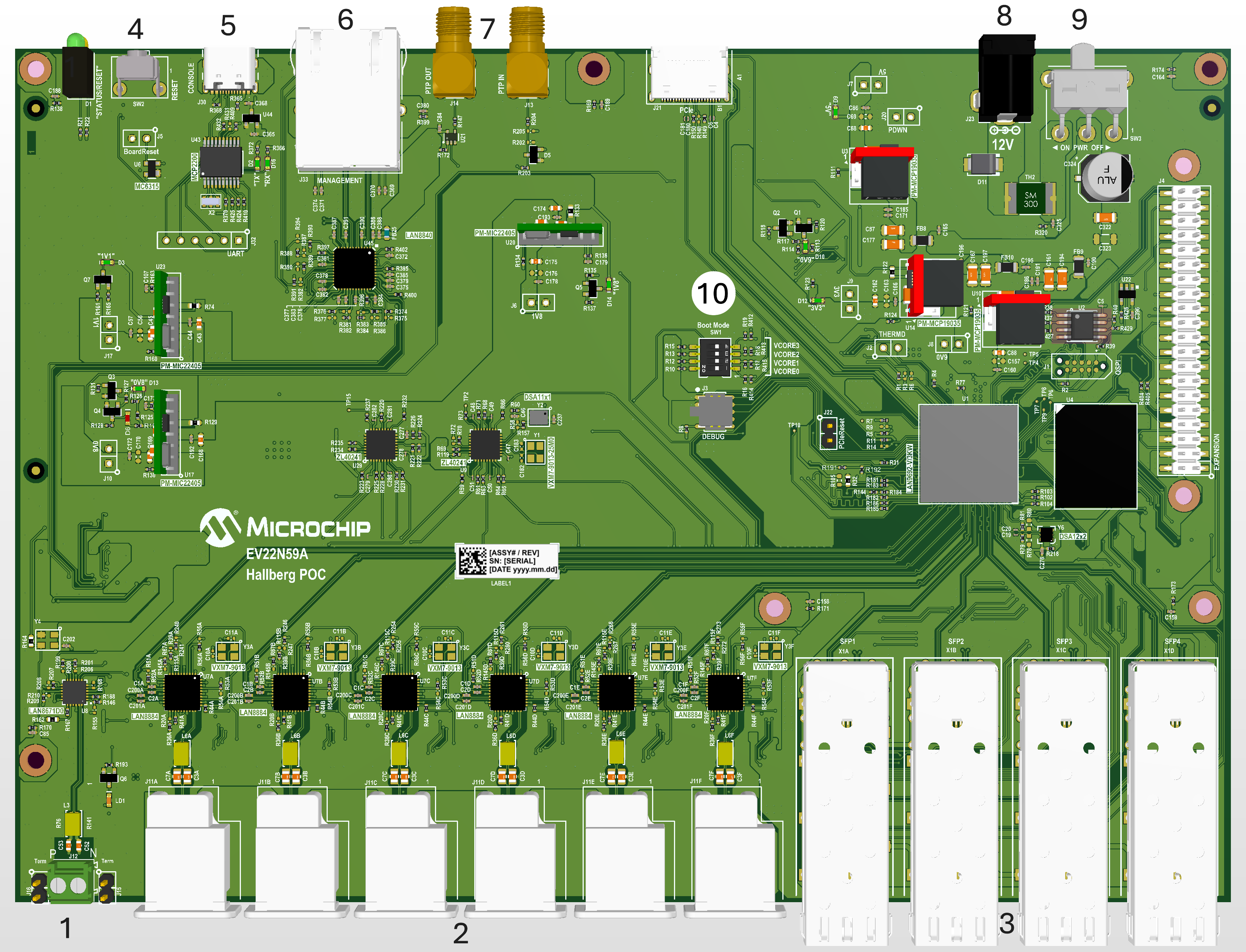evb lan9692 ev22n59a num